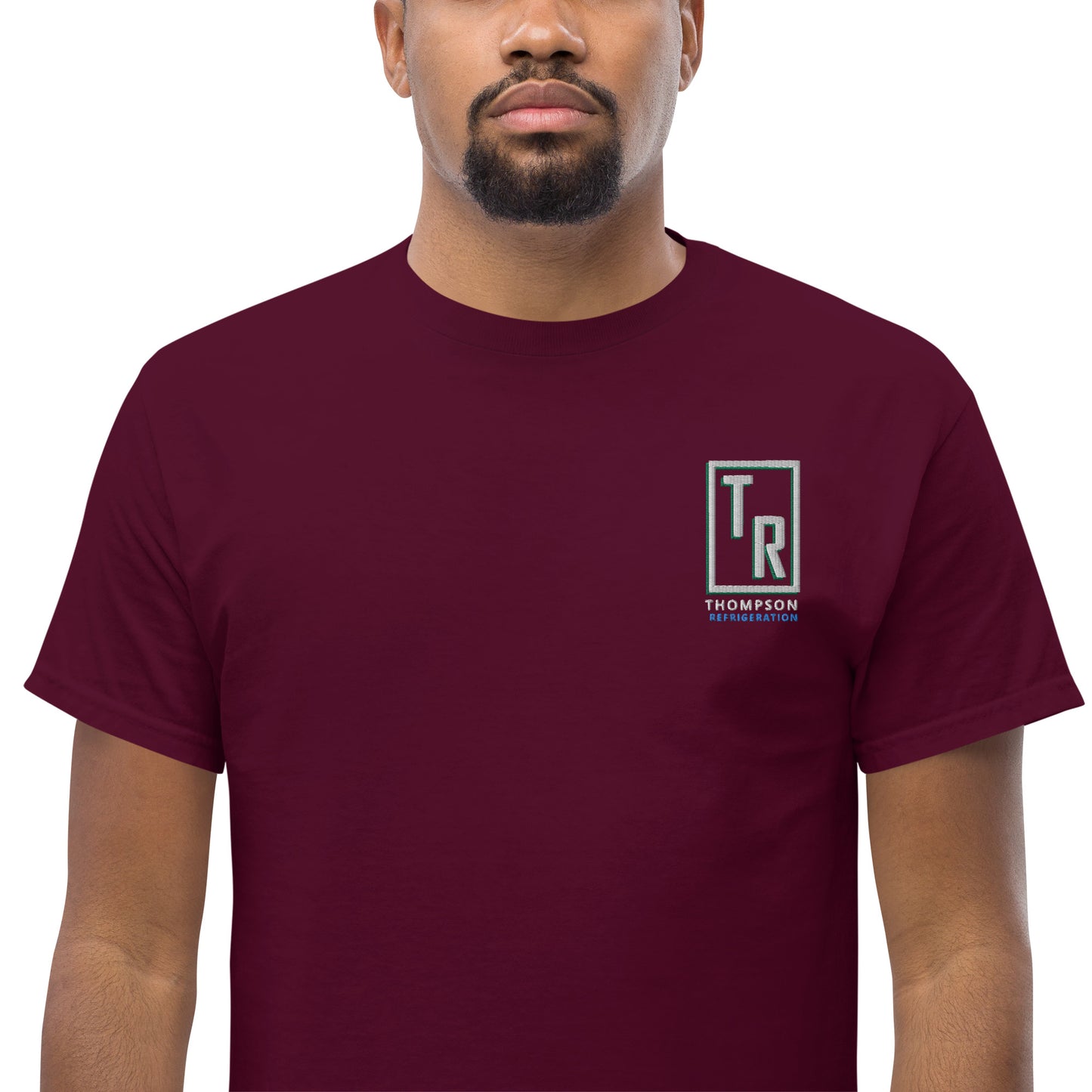 Thompson Refrigeration - Logo #3 Front/back Men's classic tee