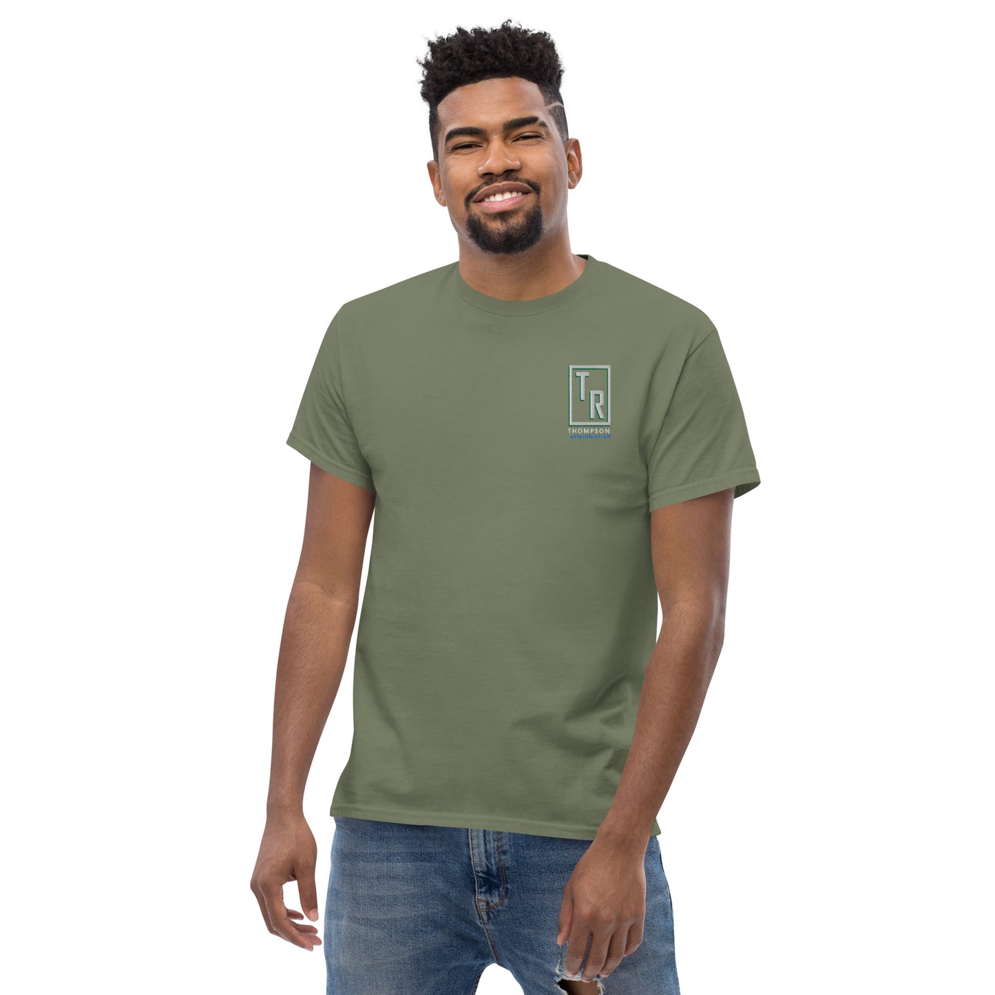 Thompson Refrigeration - Logo #3 Front/back Men's classic tee