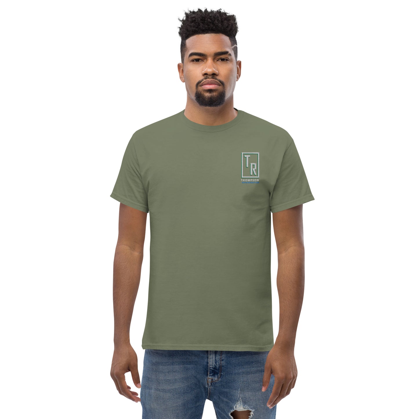 Thompson Refrigeration - Logo #3 Front/back Men's classic tee