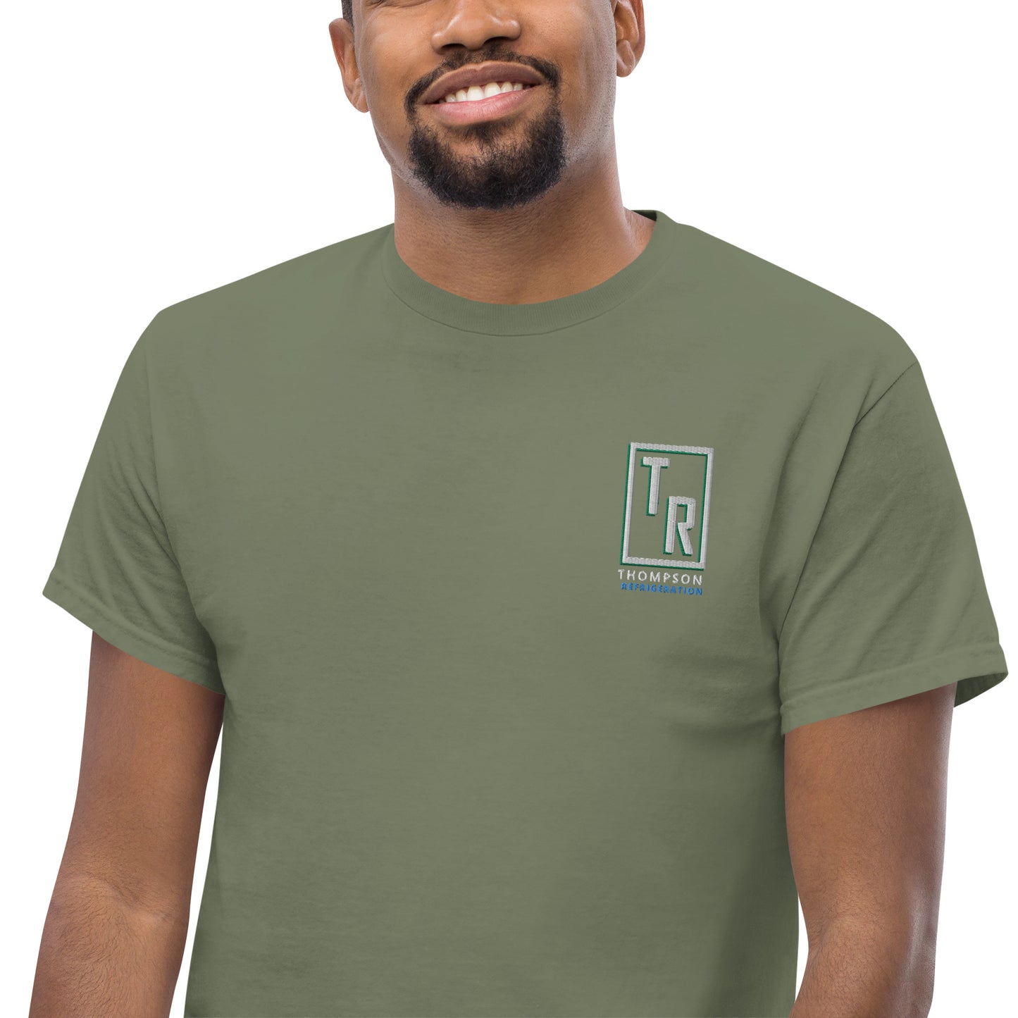 Thompson Refrigeration - Logo #3 Front/back Men's classic tee