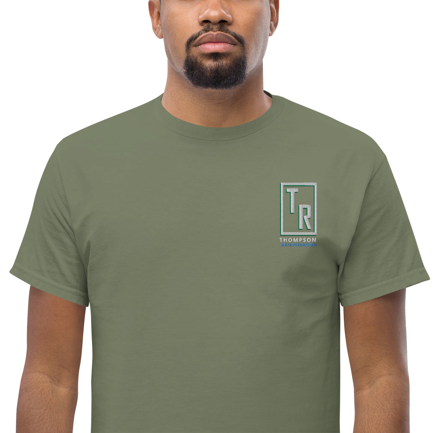 Thompson Refrigeration - Logo #3 Front/back Men's classic tee