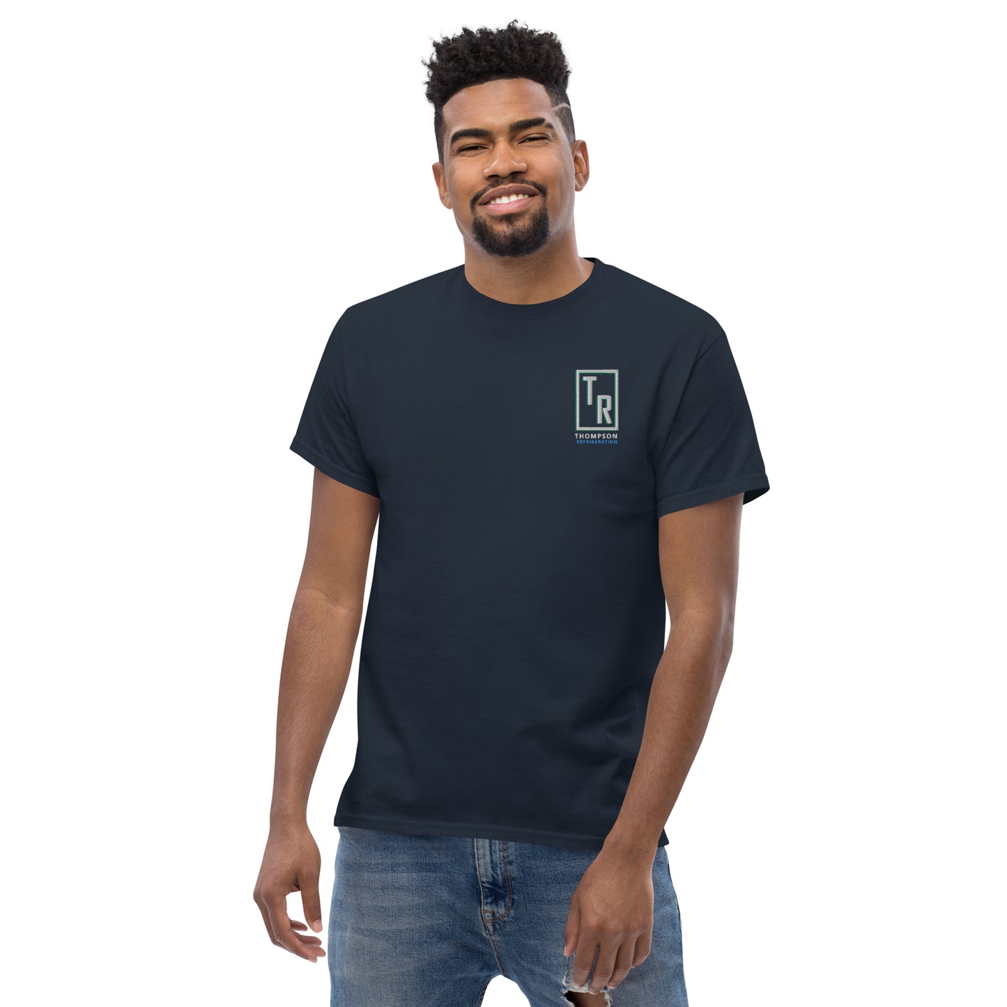 Thompson Refrigeration - Logo #3 Front/back Men's classic tee