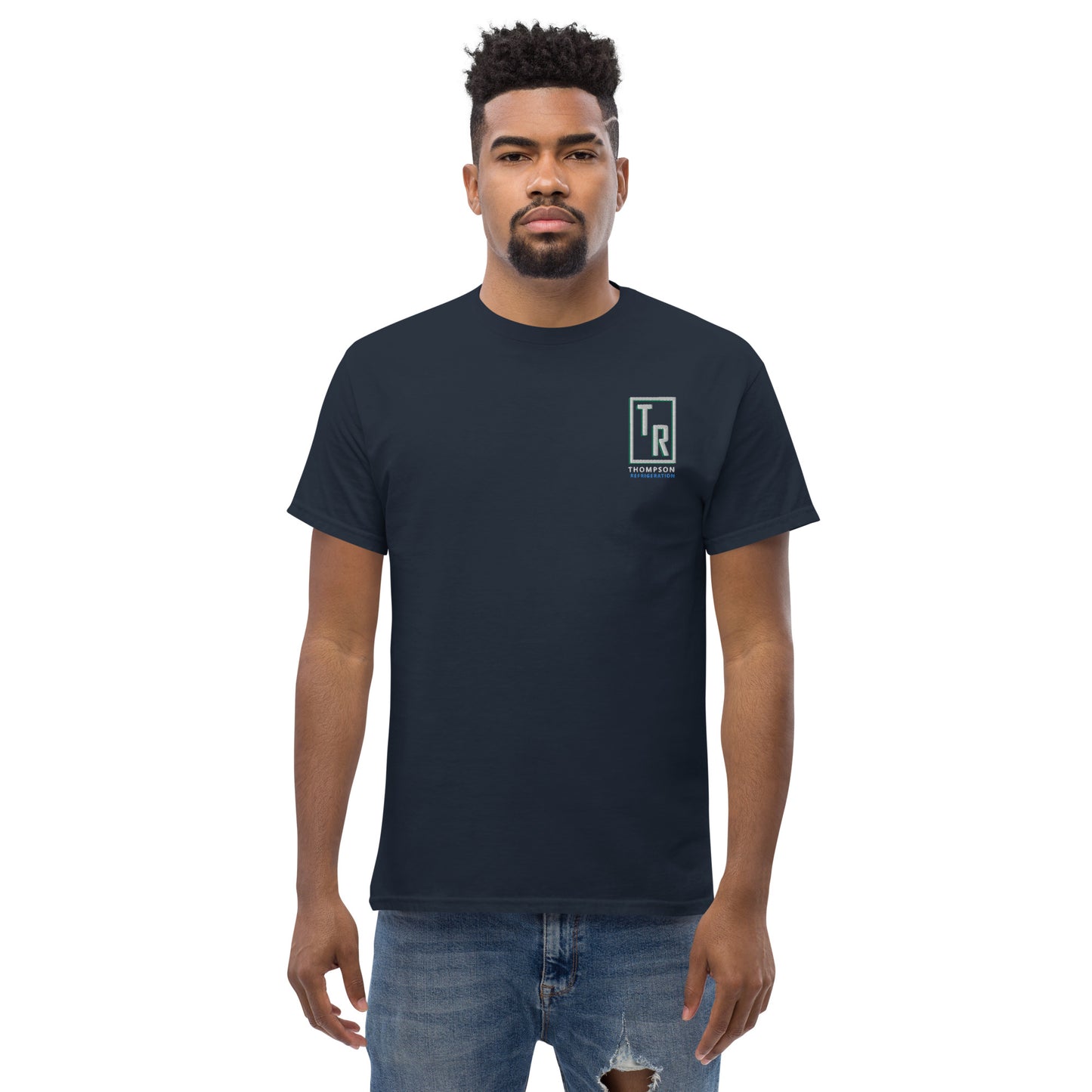 Thompson Refrigeration - Logo #3 Front/back Men's classic tee