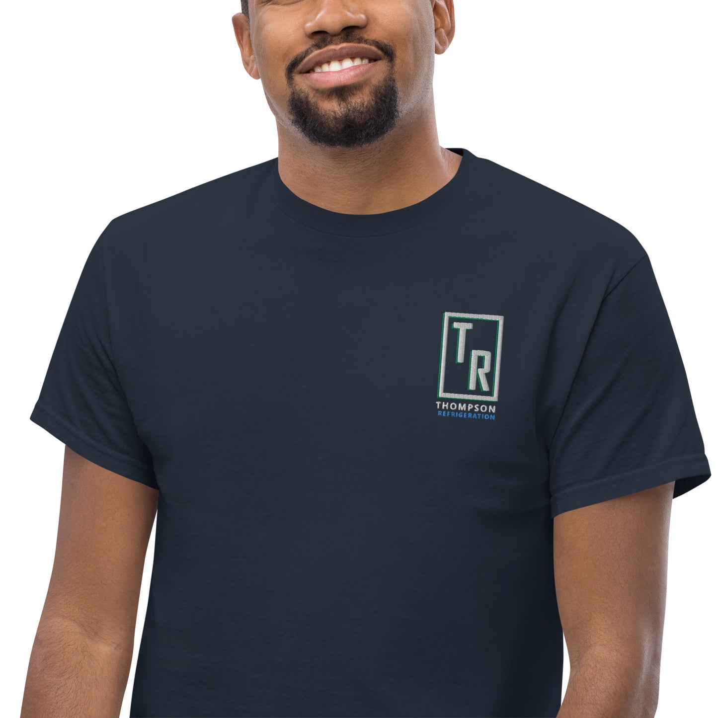 Thompson Refrigeration - Logo #3 Front/back Men's classic tee