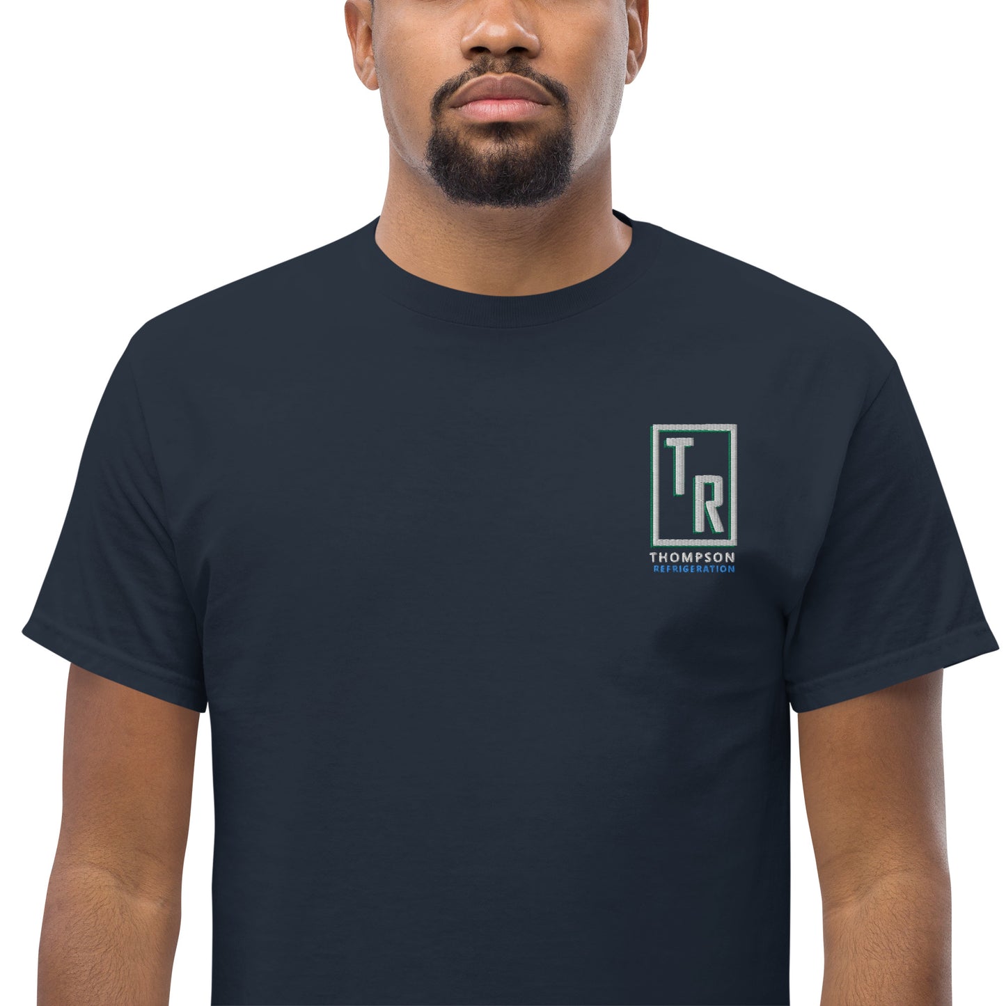 Thompson Refrigeration - Logo #3 Front/back Men's classic tee