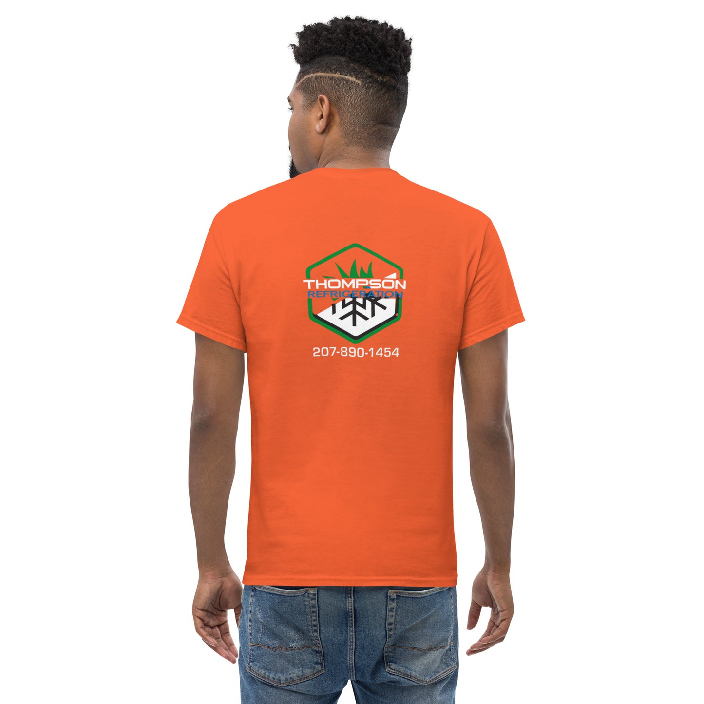 Thompson Refrigeration - Logo #3 Front/back Men's classic tee