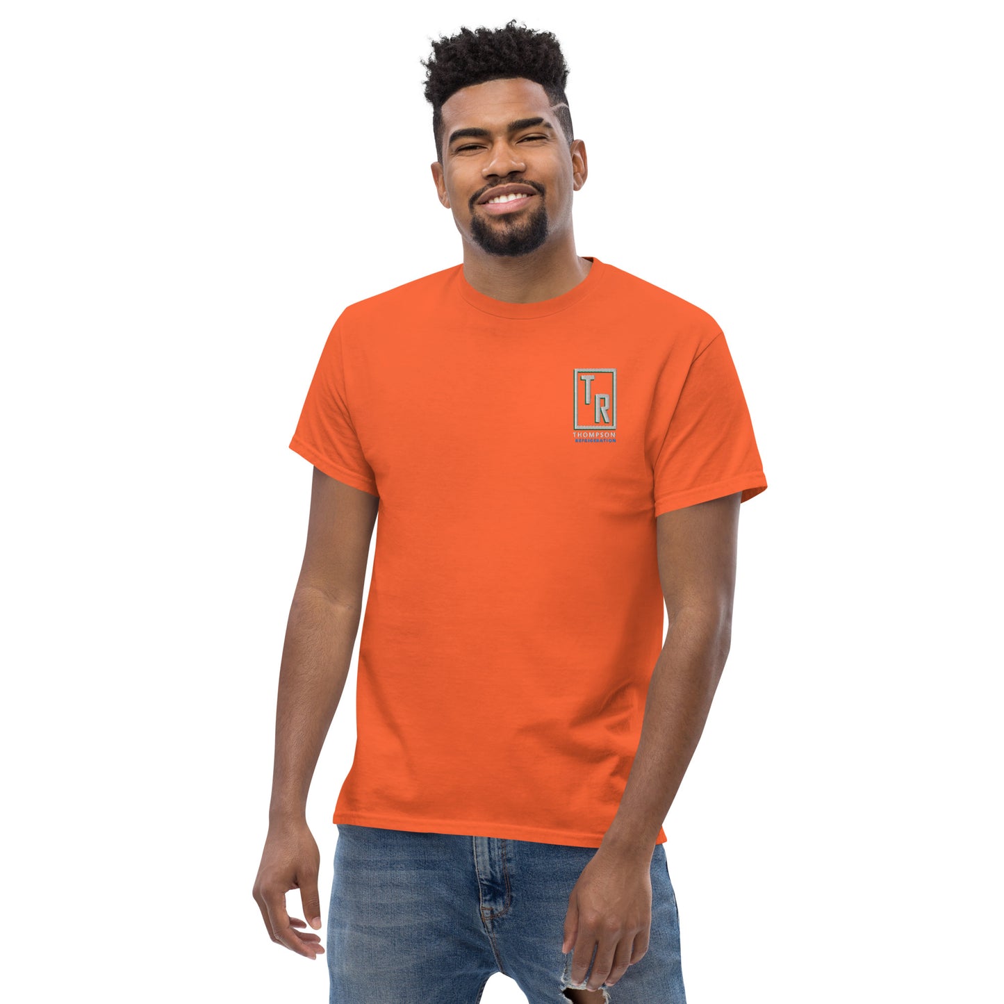 Thompson Refrigeration - Logo #3 Front/back Men's classic tee
