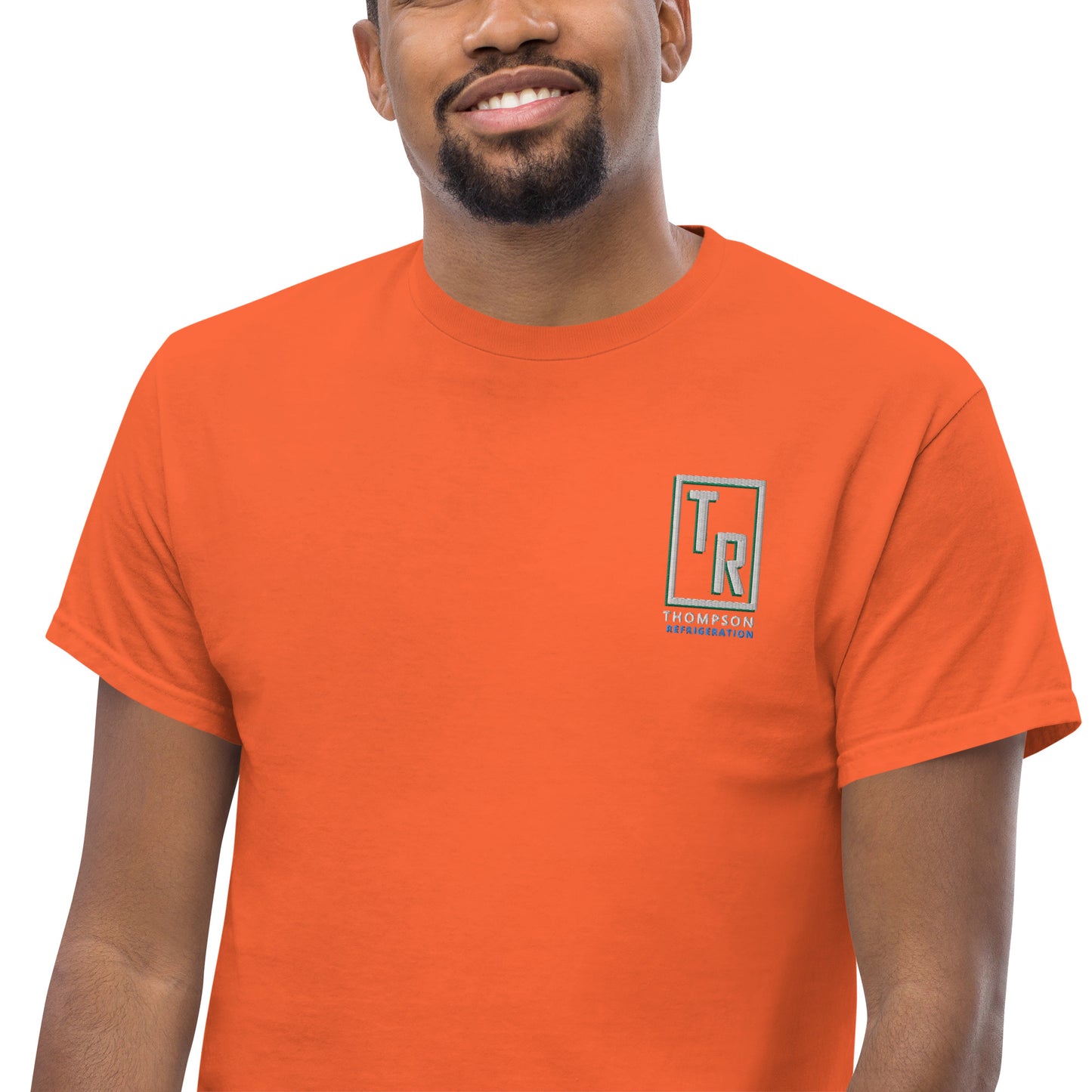 Thompson Refrigeration - Logo #3 Front/back Men's classic tee