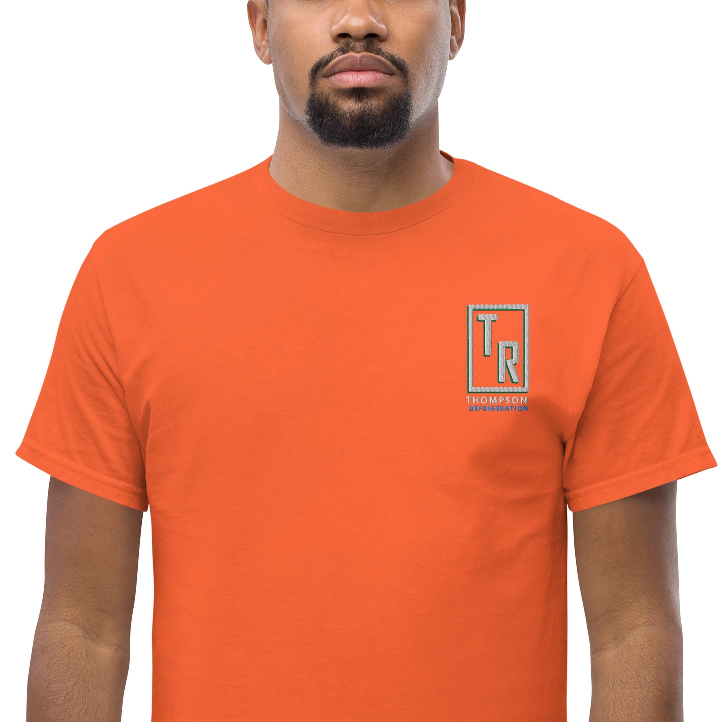 Thompson Refrigeration - Logo #3 Front/back Men's classic tee