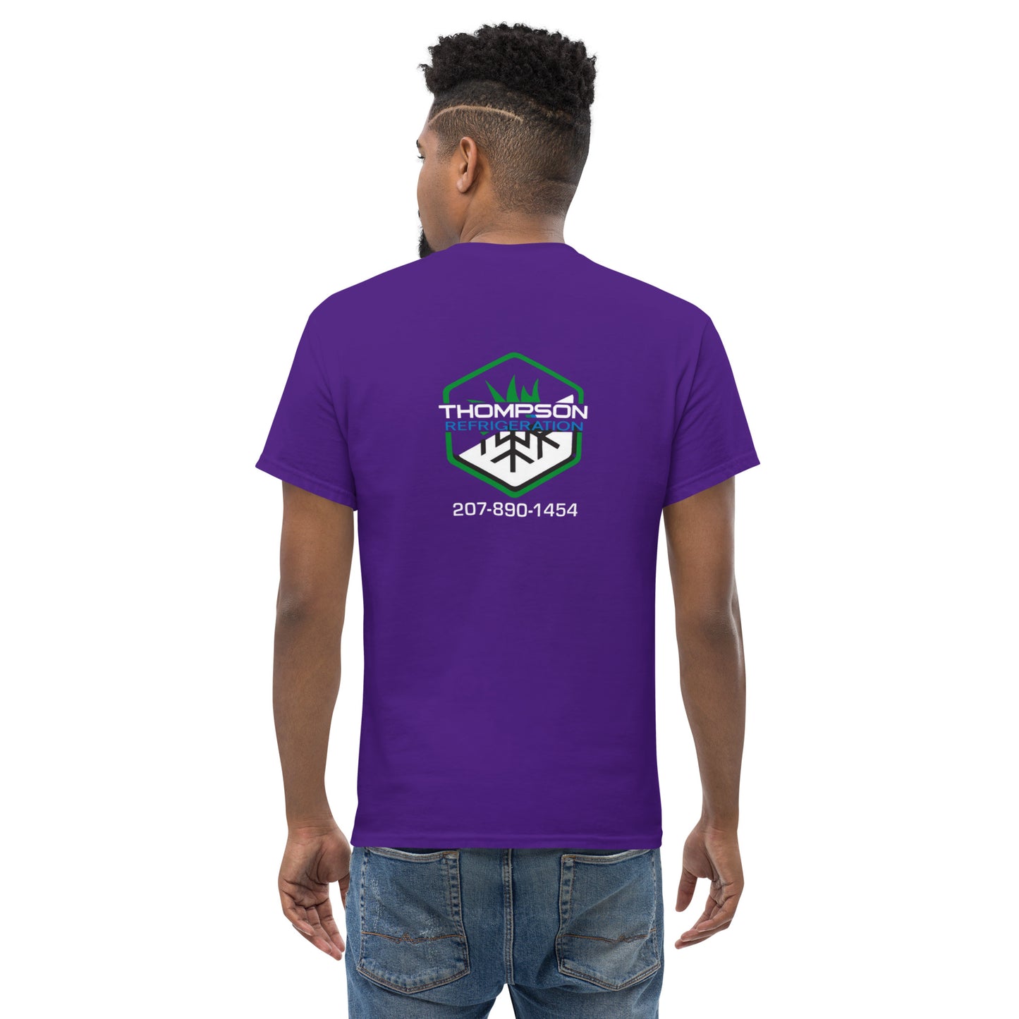 Thompson Refrigeration - Logo #3 Front/back Men's classic tee