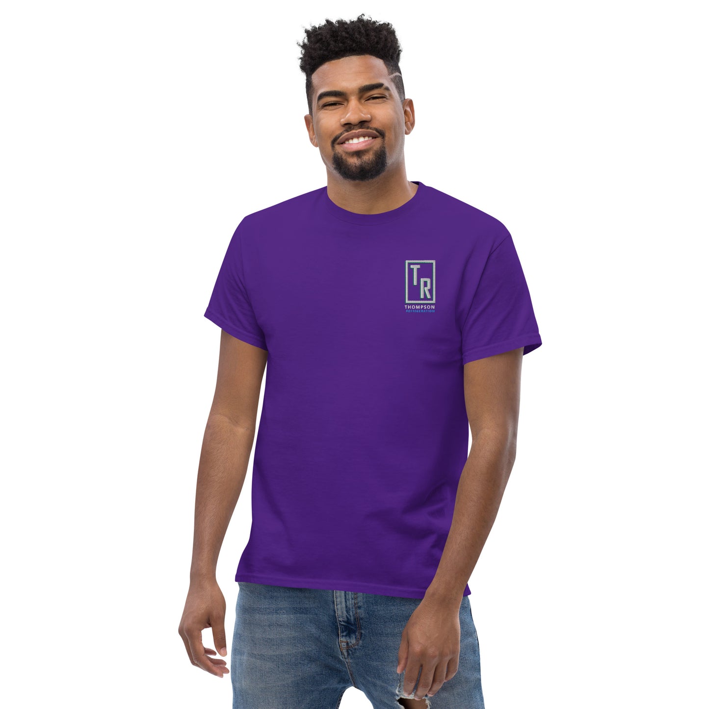Thompson Refrigeration - Logo #3 Front/back Men's classic tee