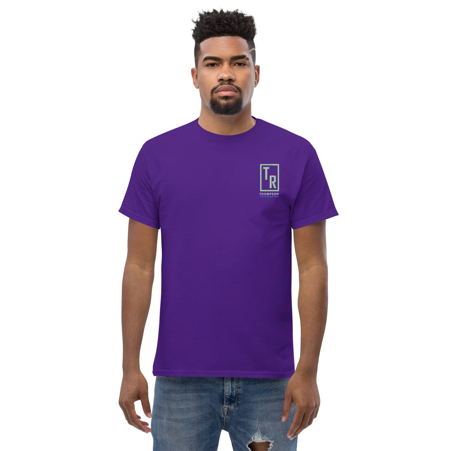 Thompson Refrigeration - Logo #3 Front/back Men's classic tee