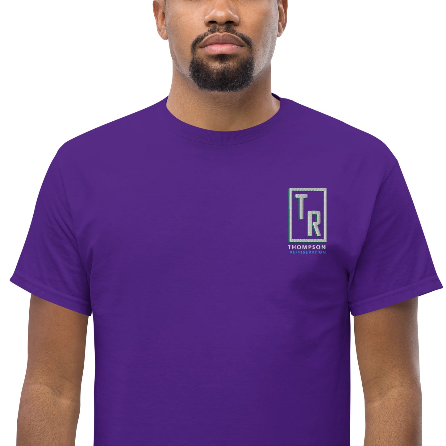 Thompson Refrigeration - Logo #3 Front/back Men's classic tee