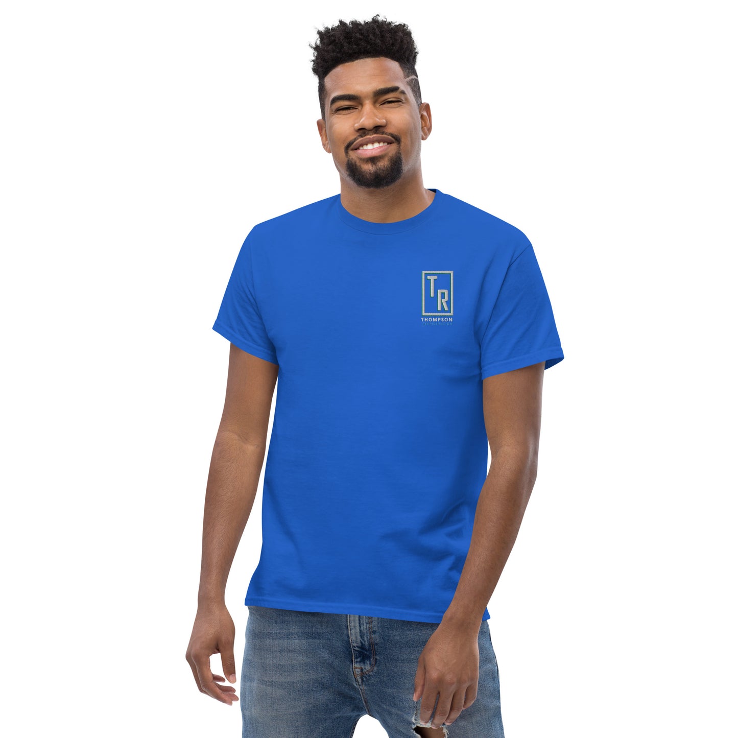 Thompson Refrigeration - Logo #3 Front/back Men's classic tee