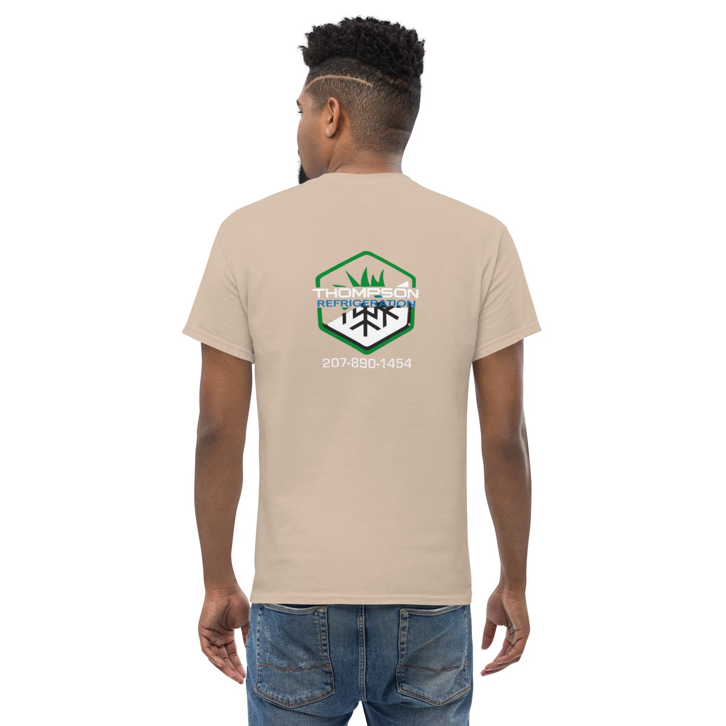 Thompson Refrigeration - Logo #3 Front/back Men's classic tee
