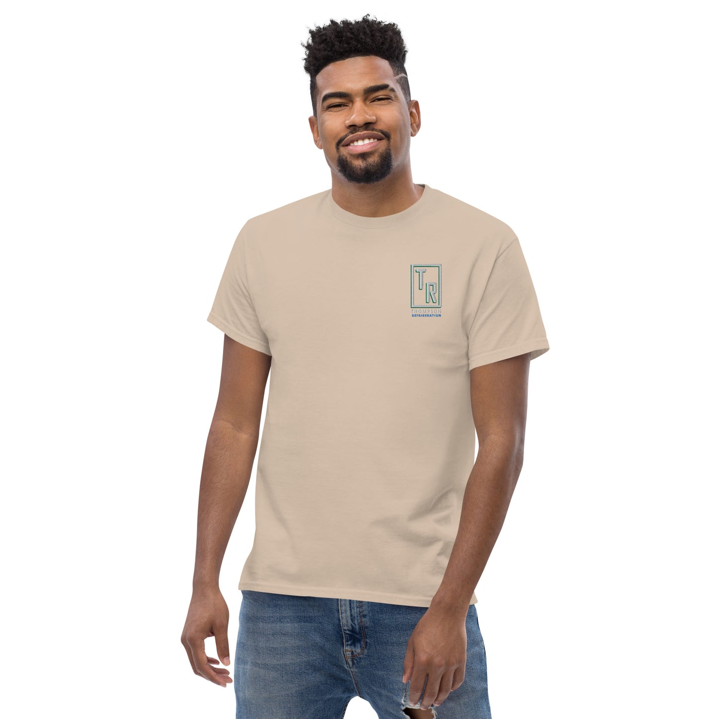 Thompson Refrigeration - Logo #3 Front/back Men's classic tee