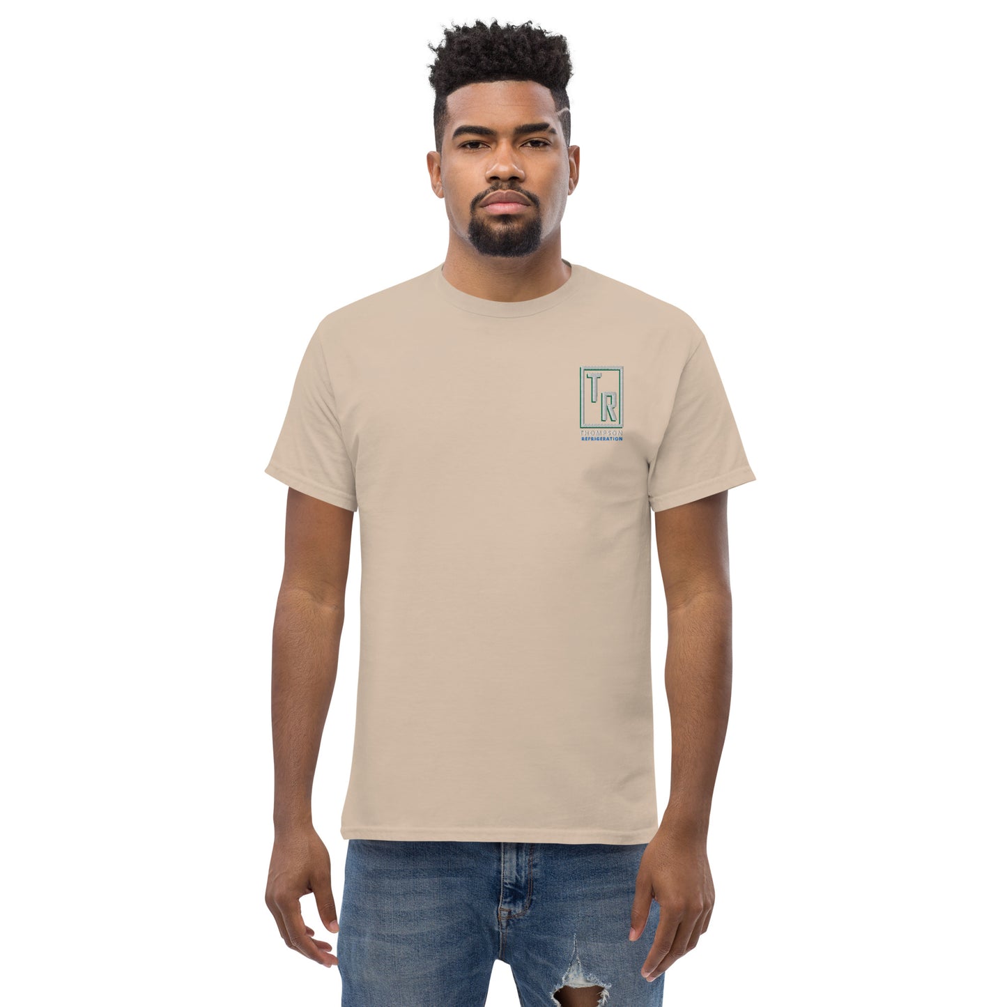 Thompson Refrigeration - Logo #3 Front/back Men's classic tee