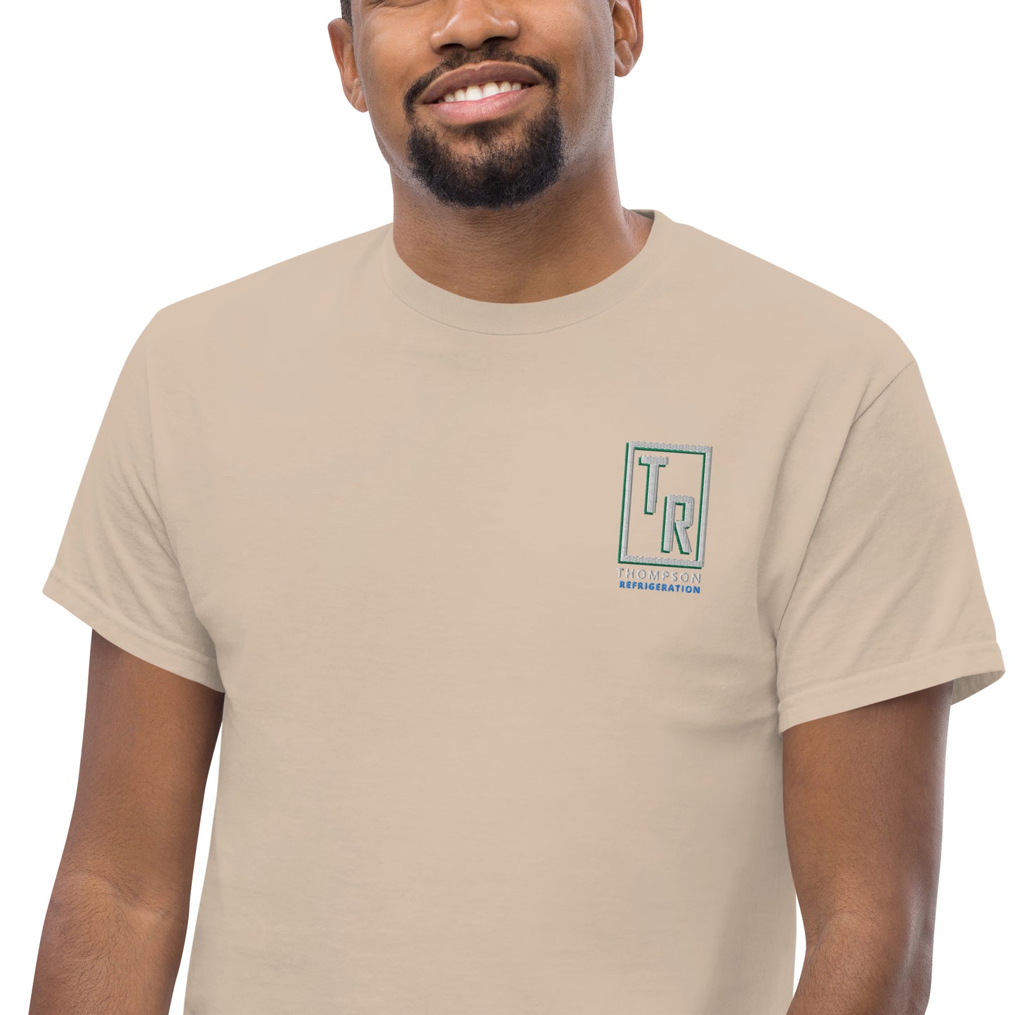 Thompson Refrigeration - Logo #3 Front/back Men's classic tee