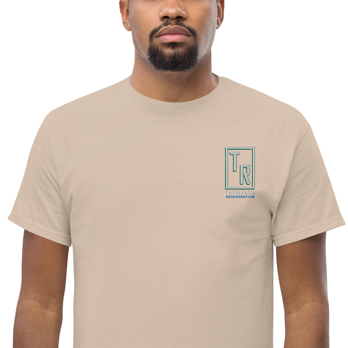 Thompson Refrigeration - Logo #3 Front/back Men's classic tee