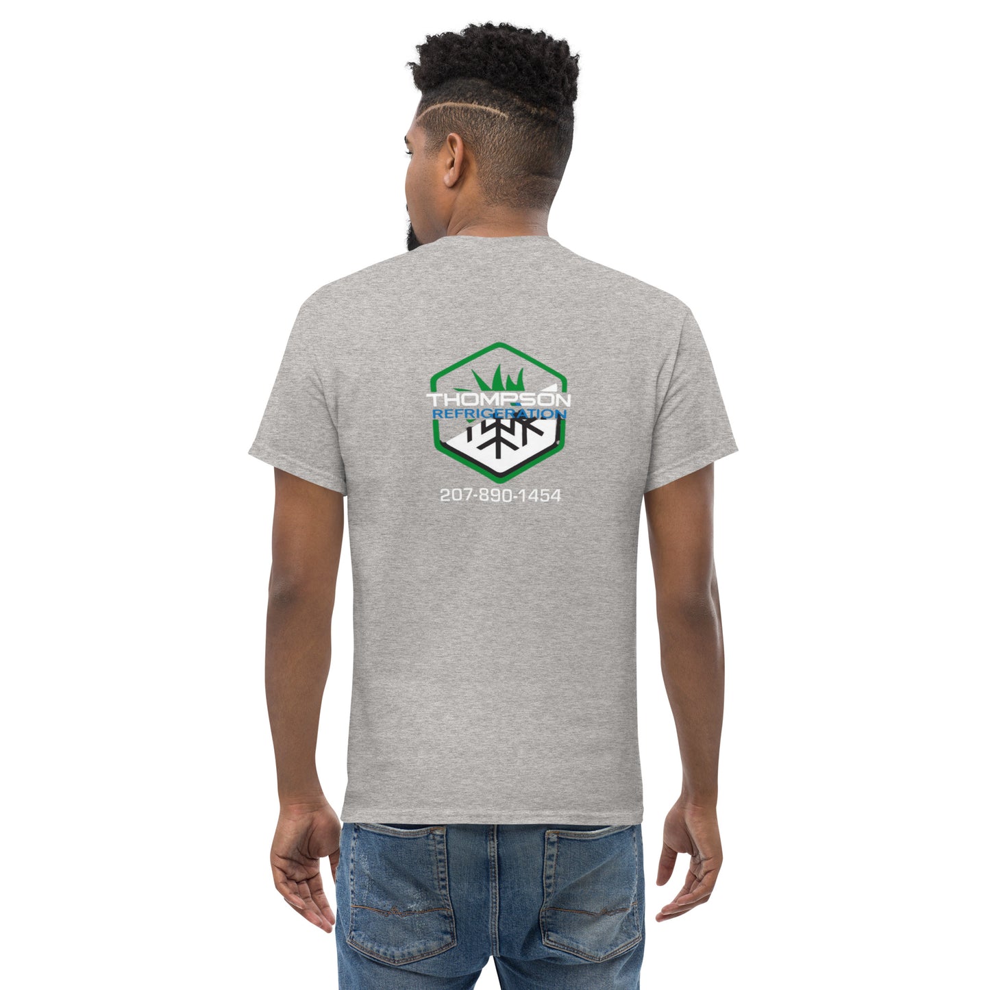 Thompson Refrigeration - Logo #3 Front/back Men's classic tee