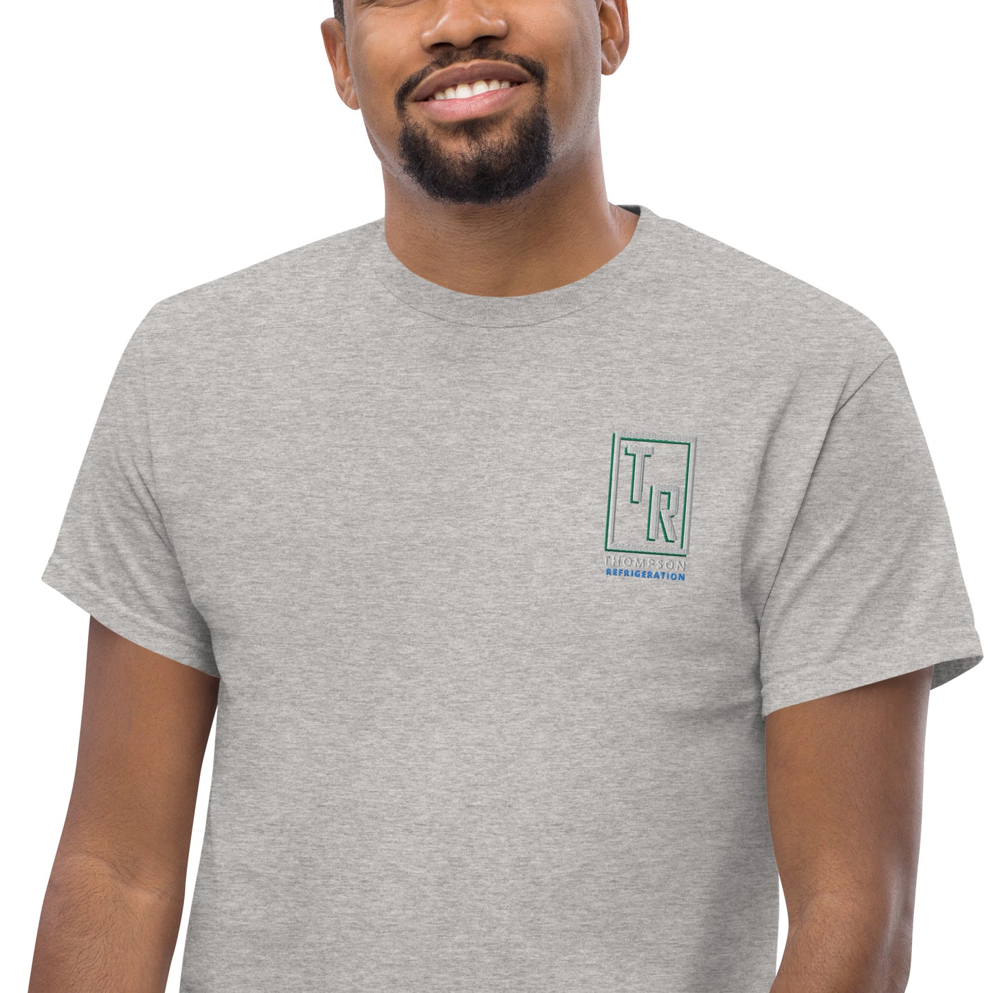 Thompson Refrigeration - Logo #3 Front/back Men's classic tee
