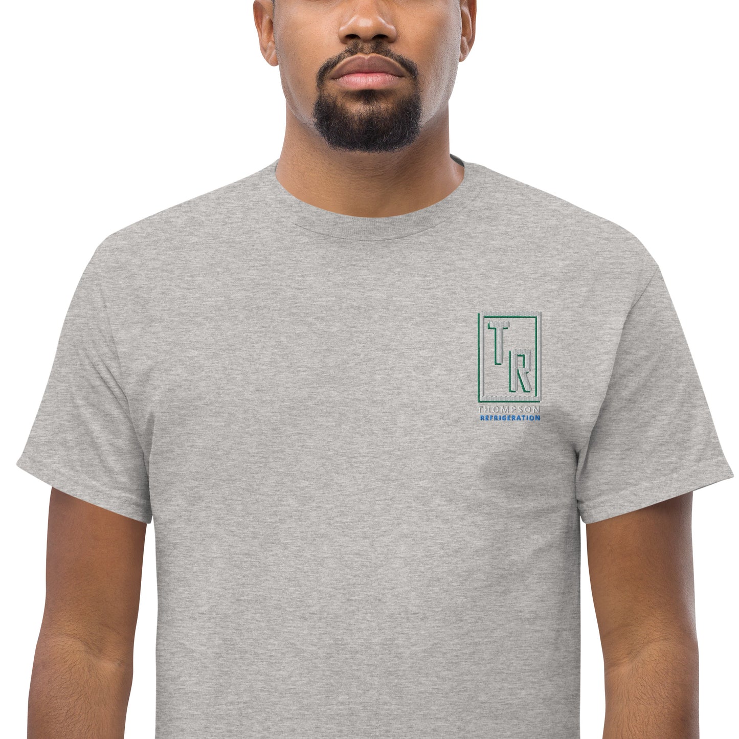 Thompson Refrigeration - Logo #3 Front/back Men's classic tee