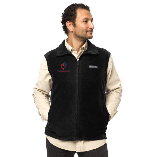 WES - Embroidered - Men’s Columbia fleece vest