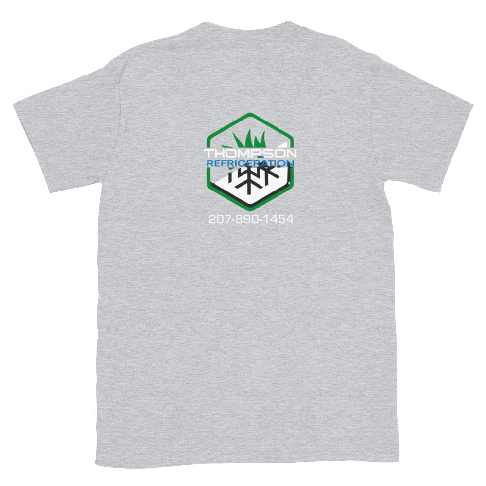 Thompson Refrigeration - Logo #1 - Front/Back Short-Sleeve Unisex T-Shirt